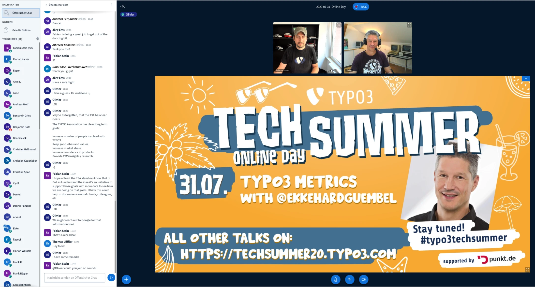 Techsummer mit Ekkehard Gümbel