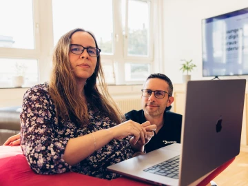 Entwickler:in mit unserem CTO