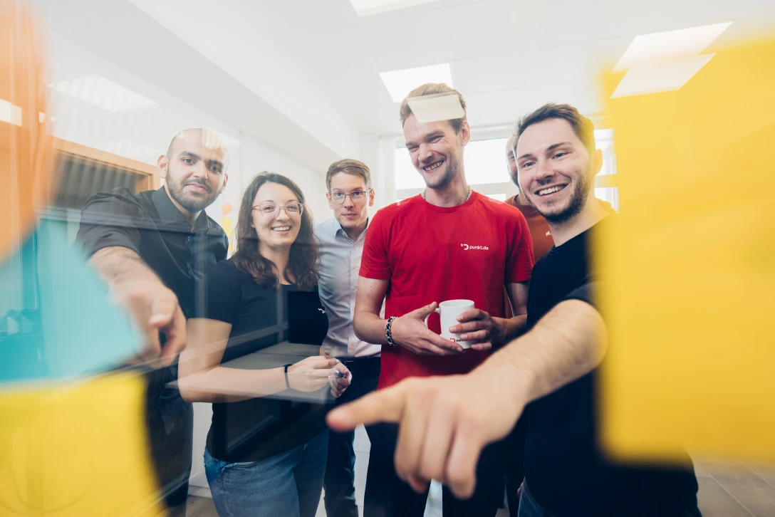 Das punkt.de Team bei der Arbeit