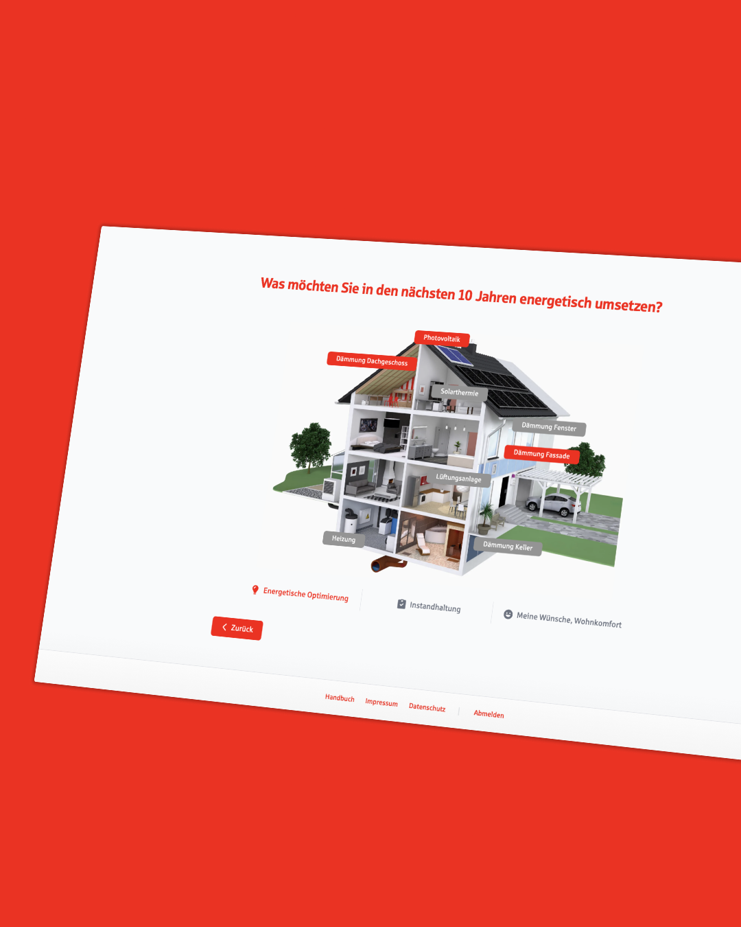 Hausansicht in der MOP-S Anwendung der SKP