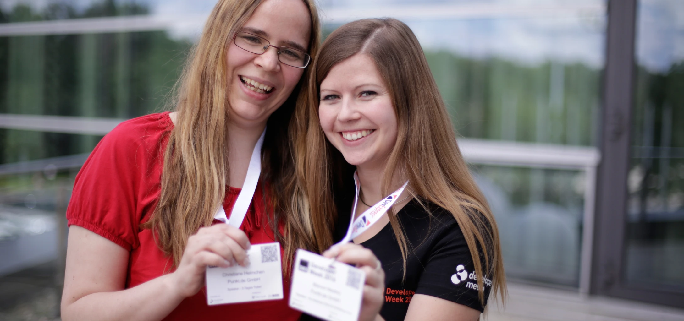 Christiane Helmchen und Bianca Niestroj als Speaker bei der Developer Week
