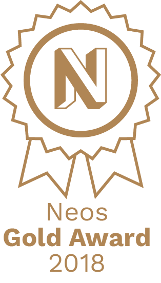 Logo vom Neos Gold Award 2018