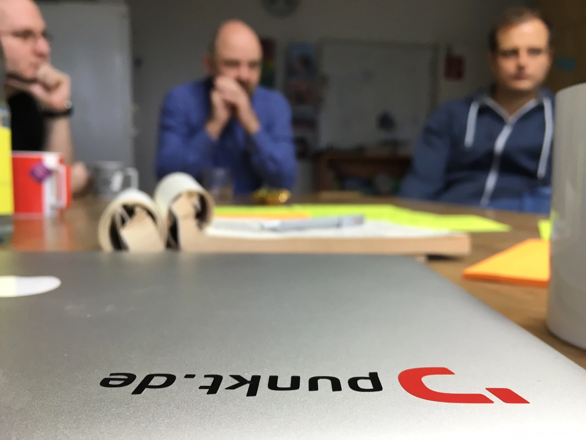 Planung der nächsten Schritte - Personen in Unschärfe zu sehen