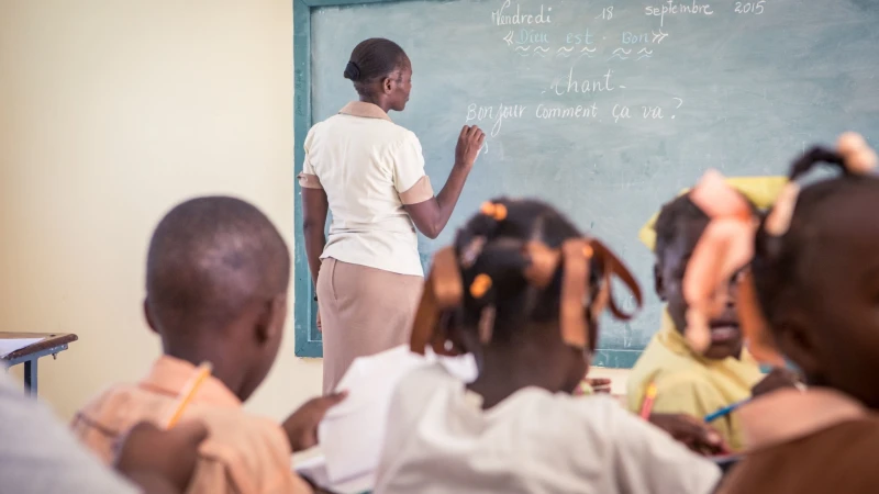 Schule in Haiti