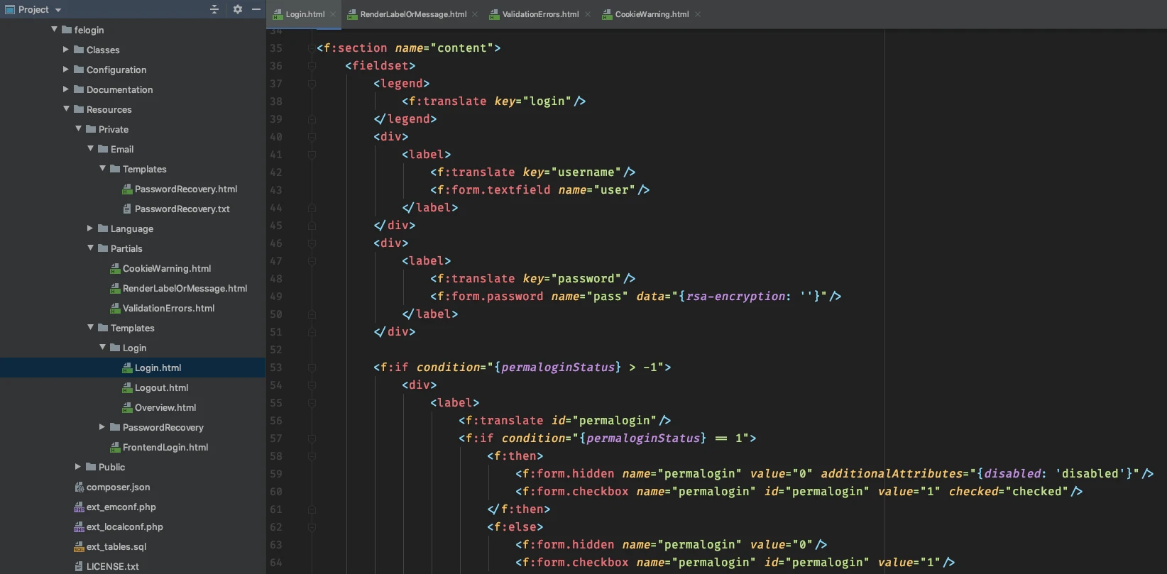 Code in PHP Storm