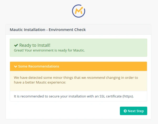 Mautic Environment Check