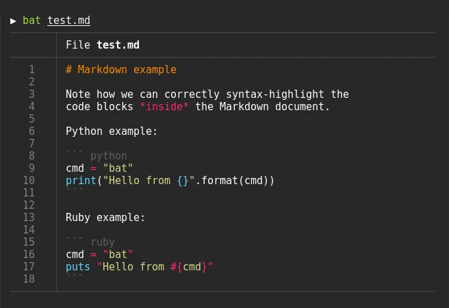 bat - Code in PHP Storm