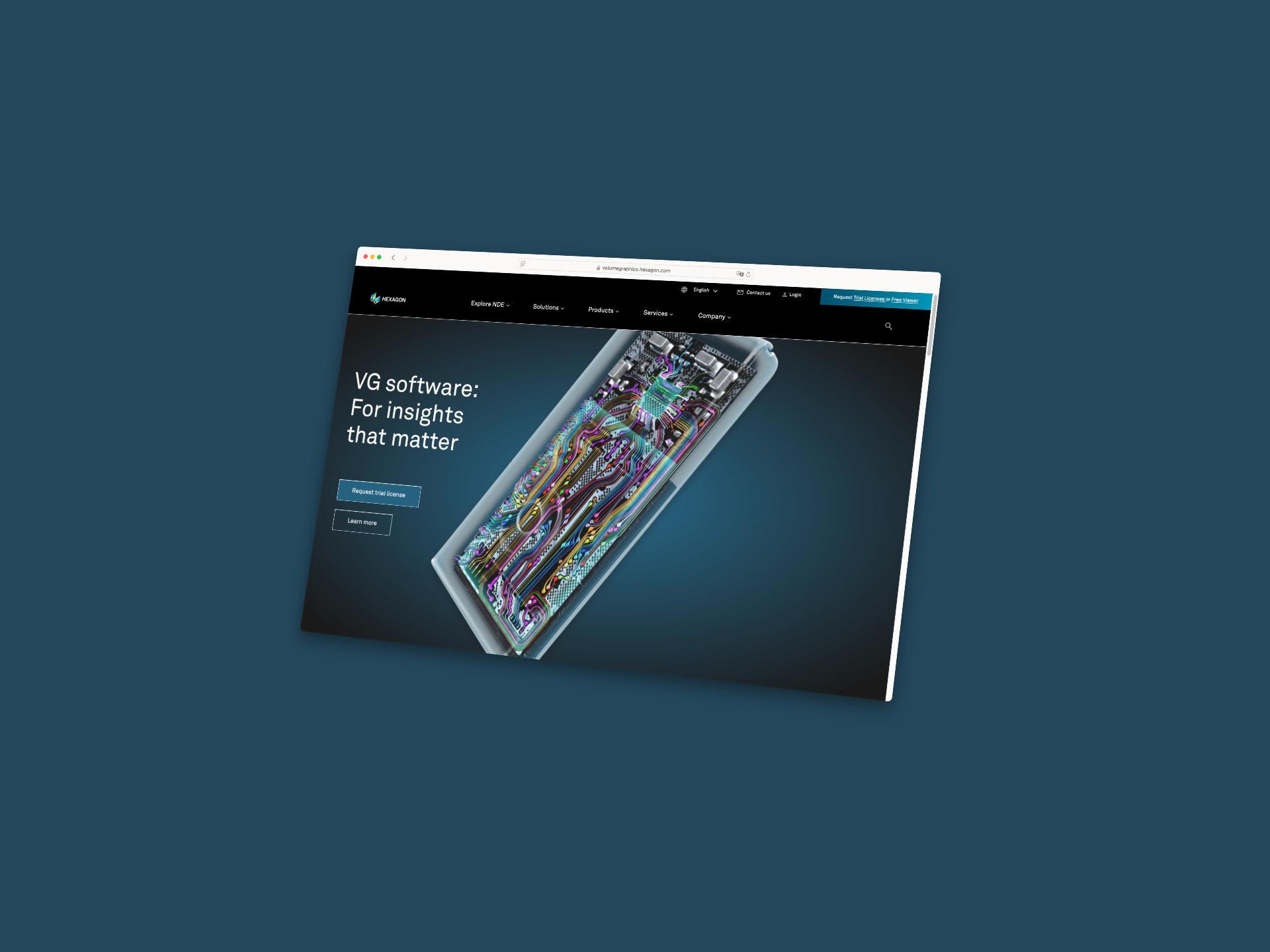 Relaunch Volume Graphics / Hexagon Case Study