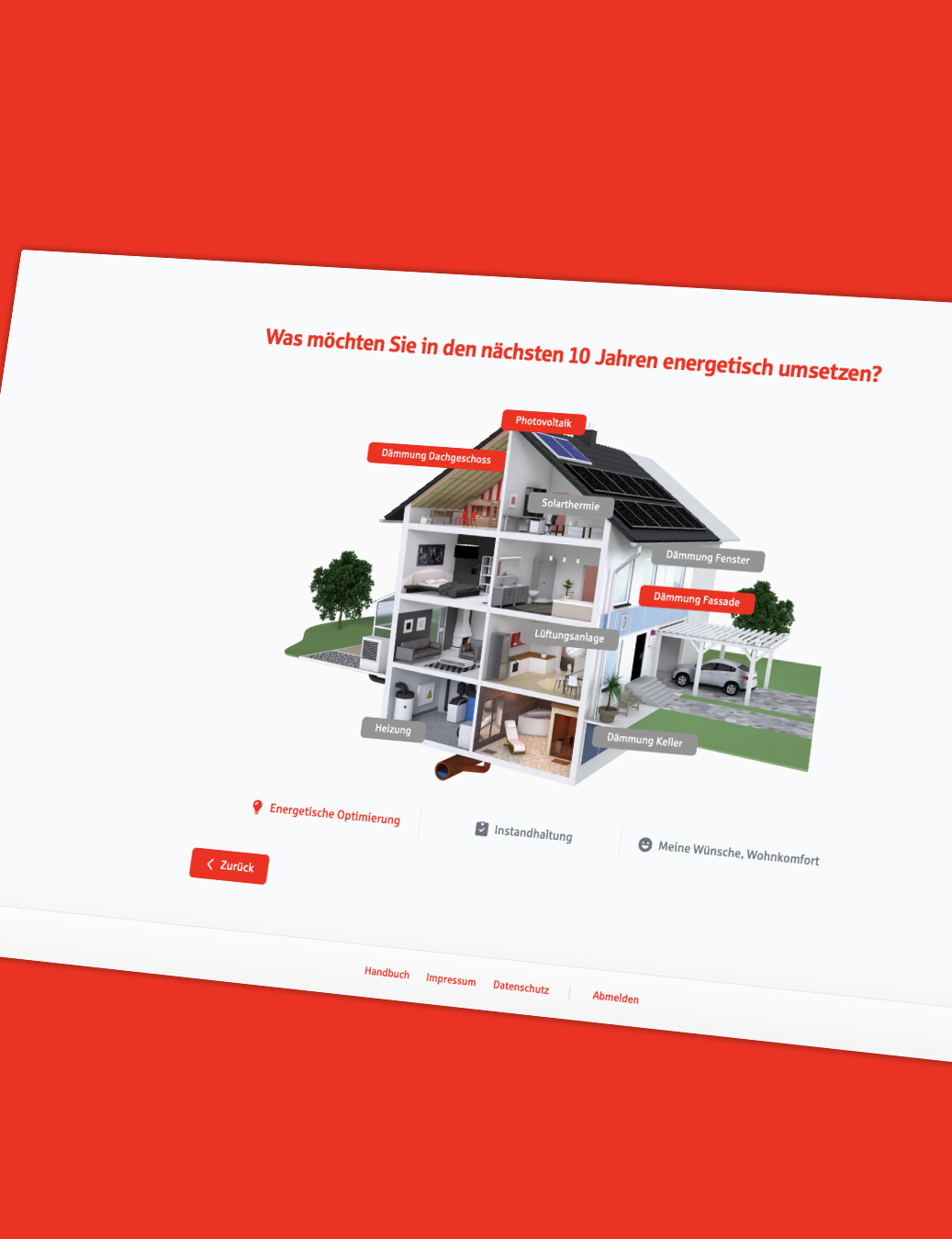 Hausansicht in der MOP-S Anwendung der SKP