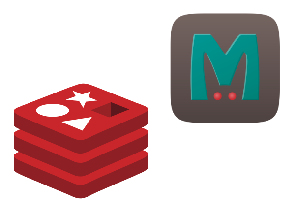 redis. memcached logo